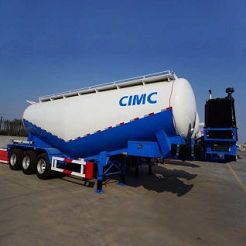 45cbm Cement Bulk Carrier Tanker Trailer for Sale with Work-CIMC