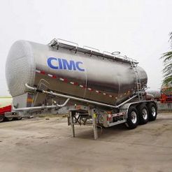 50 60 Tonne Aluminium Alloy Cement Bulker Trailer-CIMC Trailers