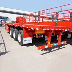 CIMC 3 Axle 40ft Flatbed Semi Trailer for Sale Manufacturer