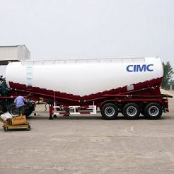CIMC Tri Axle 45000L Bulk Cement Tank Trailer