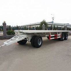 CIMC Flatbed Drawbar Container Trailer