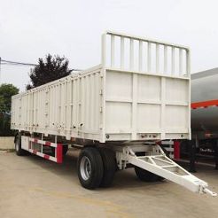 Side Wall Drawbar Full Trailer for Sale-CIMC Manufacturer
