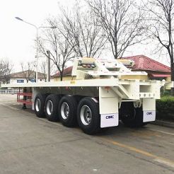 4 Axle Flat Top Semi Trailer