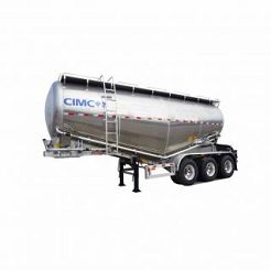 Tri Axle Aluminium Alloy Cement Trailer