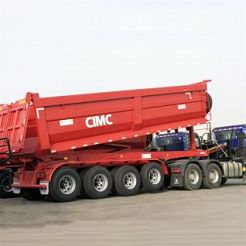 4 Axle End Dump Trailer