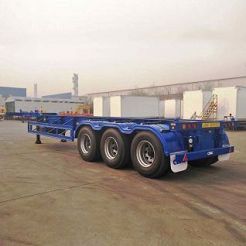 3 Axle 40 Ft Skeleton Container Trailer