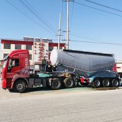3 Axle 35cbm Cement Tanker Trailer