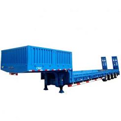 CIMC 4 Axle 120 Tons  Low Loader Truck Trailer
