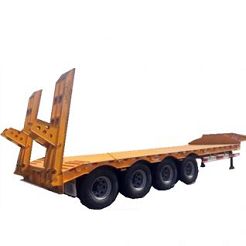 CIMC 4 Axle 100 Ton Low Loader Trailer for Sale
