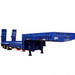 CIMC 2 Axle Low Bed Trailer Price for Sale
