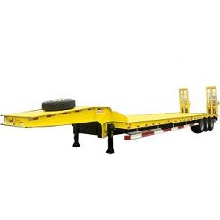 CIMC 3 Axle 80T Semi Low Loader Trailer