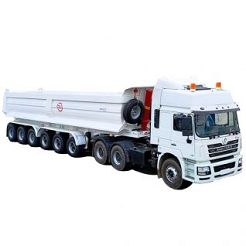 CIMC 6 Axle 100T Rear Semi Tipper Trailer
