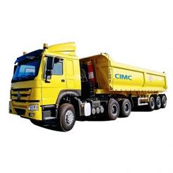 CIMC 60 Ton Semi Tippers Tractor Trailer