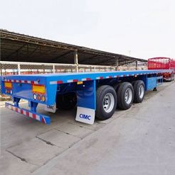 Tri Axle Flatbed Truck Trailer