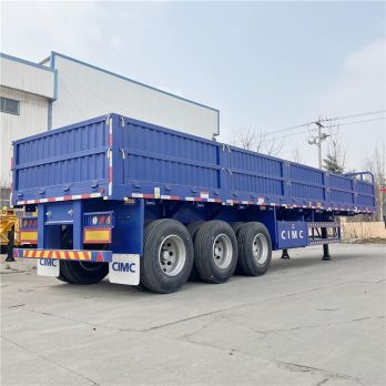 60 Ton Drop Side Wall Trailer