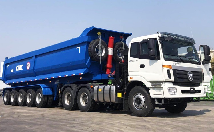 U Shape Tractor Tipping Trailer