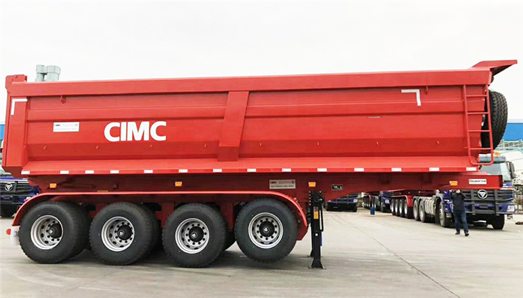 4 Axles 60T Semi Tipper Trailer